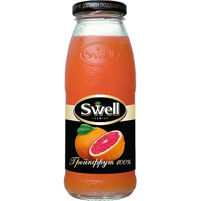 Сок SWELL красный грейпфрут 0.25 л