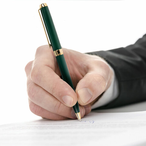 Ручка подарочная шариковая GALANT «Ando Emerald», корпус изумруд, детали золото, узел 0.7 мм, линия письма 0.5 мм, синяя