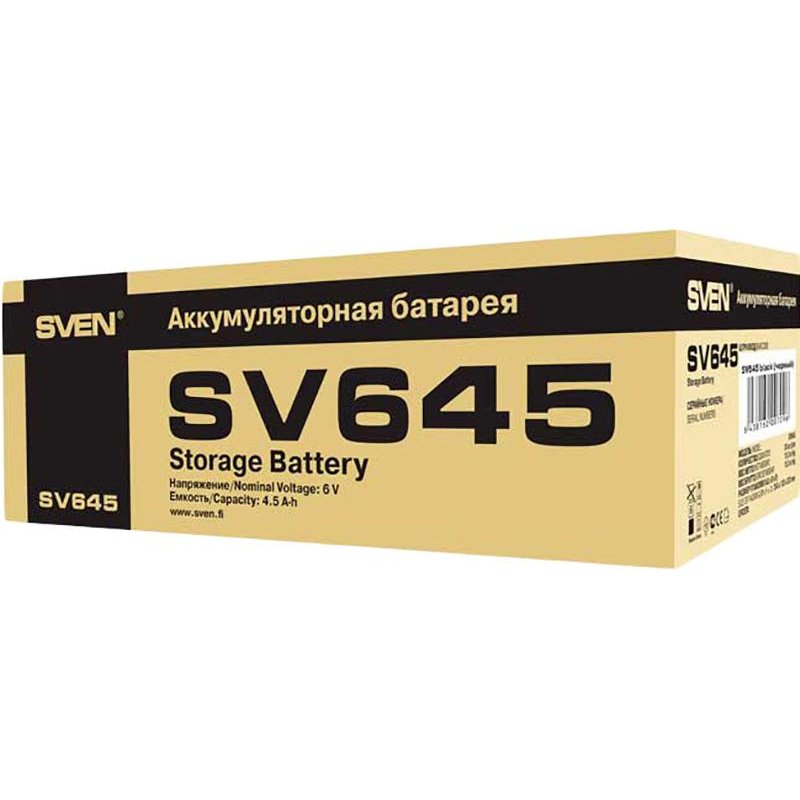 Батарея для ИБП Sven SV 645 (6V 4.5Ah) F1 (SV-0222064)