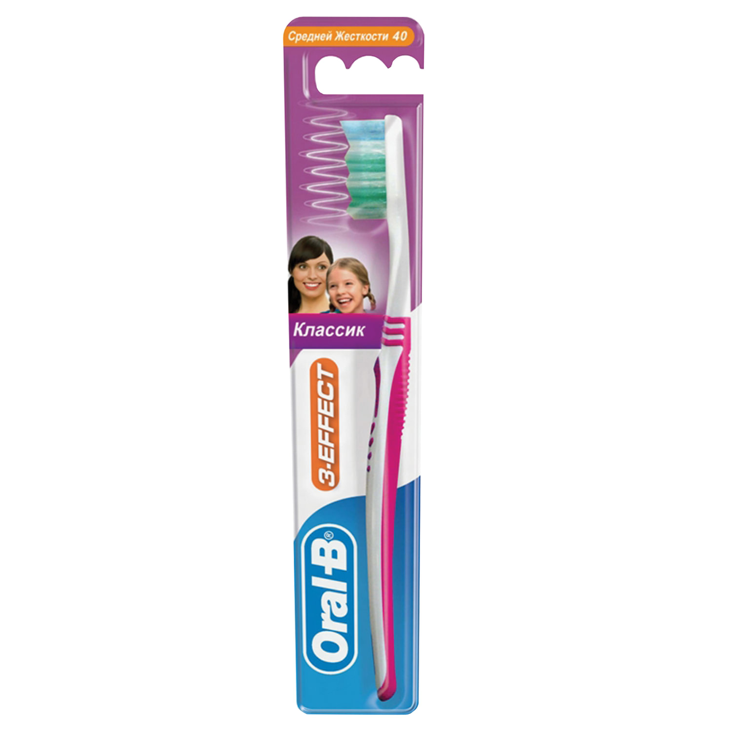 превью Зубная щетка ORAL-B (Орал-Би) 3-Эффект «Классик», средняя