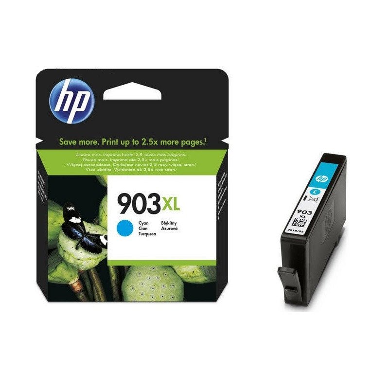 превью Картридж струйный HP 903XL T6M03AE голубой повышенной емкости оригинальный