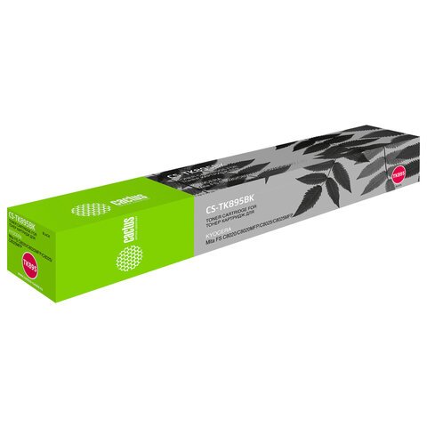 превью Картридж лазерный CACTUS (CS-TK895BK) для Kyocera FS-C8020/C8020MFP/C8025, черный, ресурс 12000 страниц