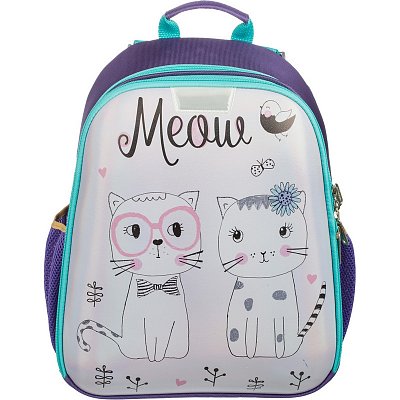 Ранец №1 School анатомическийl Meow (экокожа)