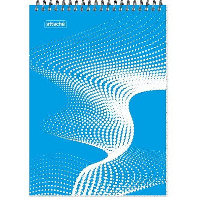Блокнот А4.40л, клетка, метал. гребень, цв. обложка Forma