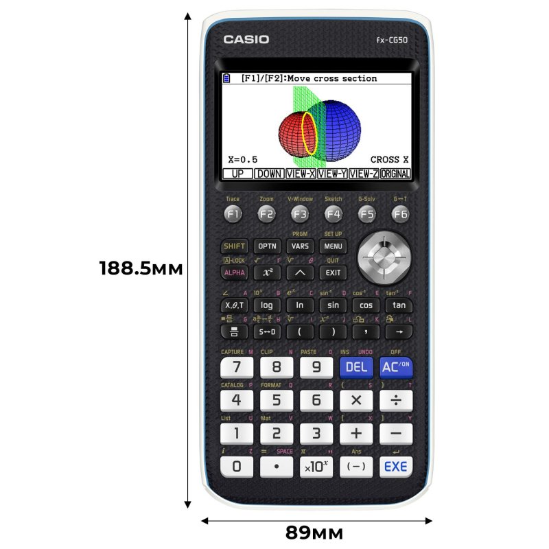 Калькулятор графический Casio FX-CG50-S-EH 12-разрядный 3000 функций