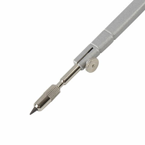 Готовальня BRAUBERG 7 предм: циркуль+кронциркуль, рейсфедер+держатель, 2 вставки, грифель