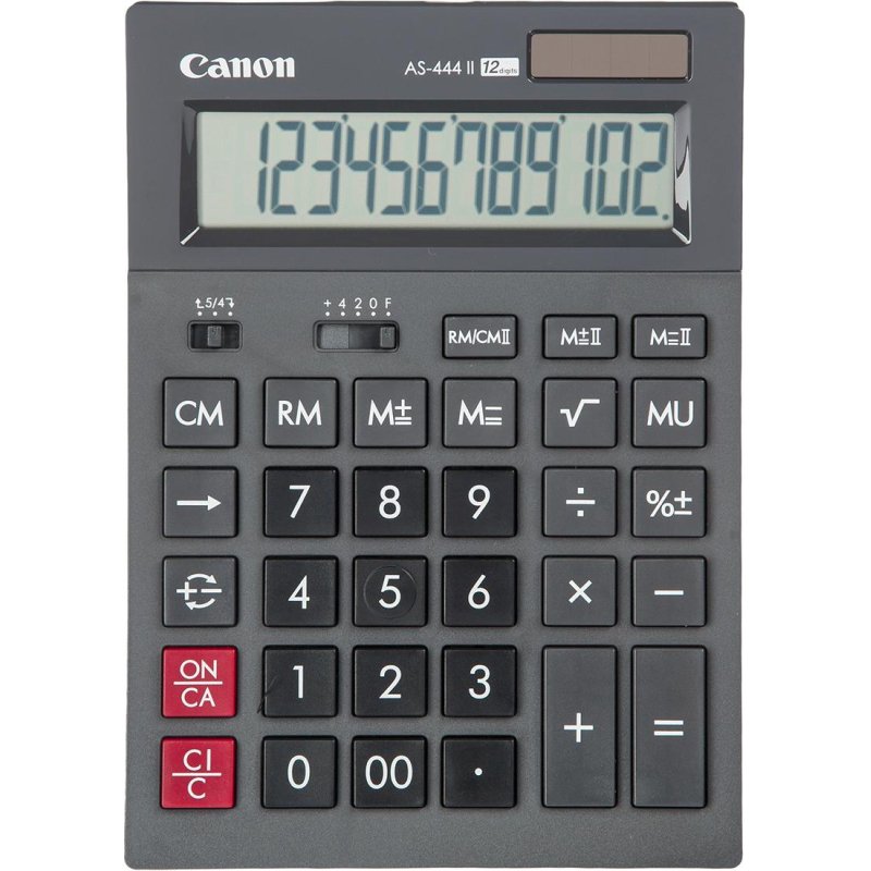 превью Калькулятор CANON бухг. AS-444 12 разряд. черный