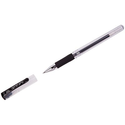Ручка гелевая Crown «Jell-Belle» черная, 0.5мм, грип