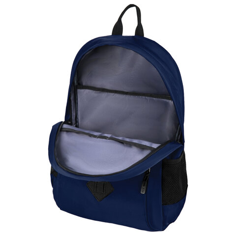 Рюкзак BRAUBERG DYNAMIC универсальный, эргономичный, синий, 43×30х13 см
