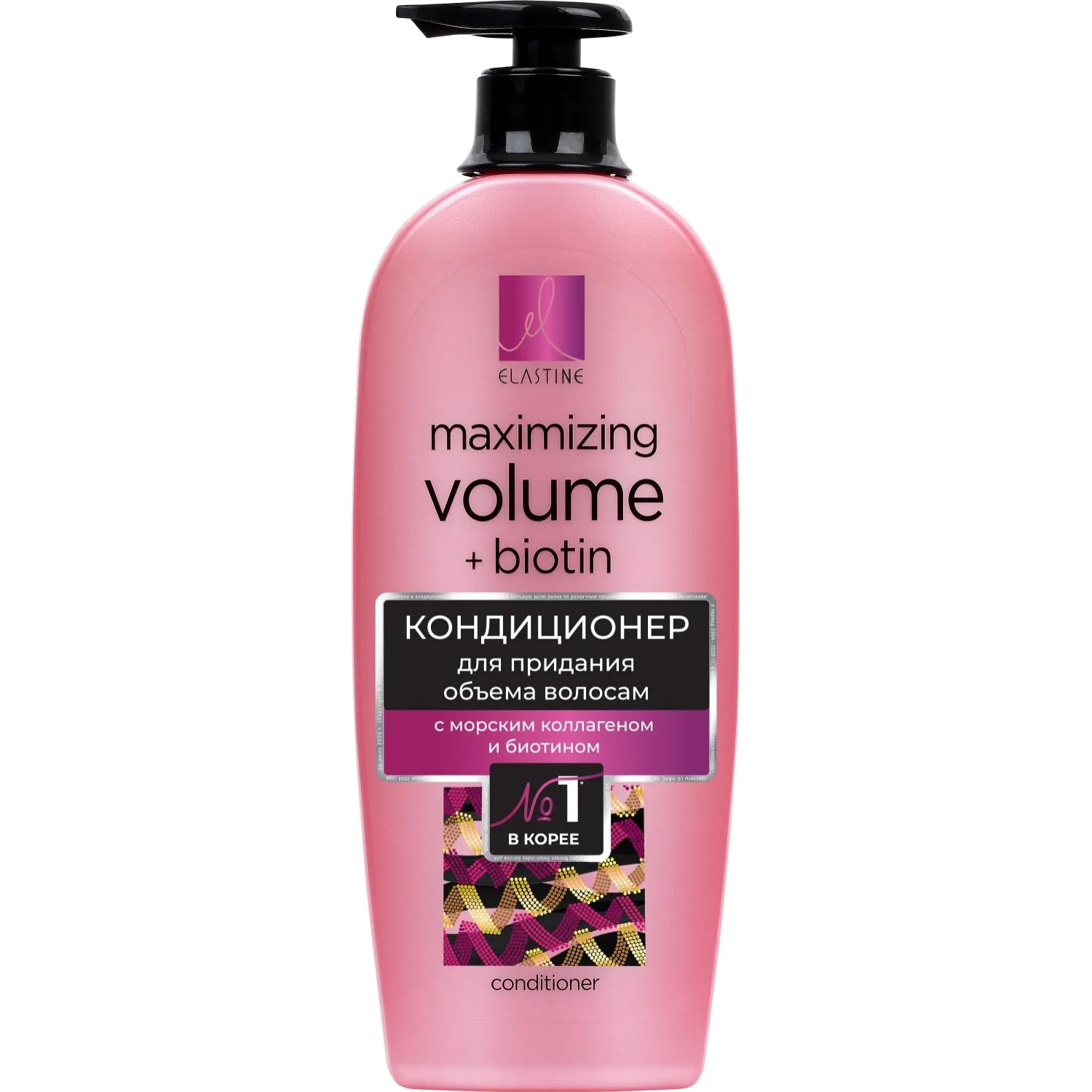 превью Кондиционер Elastine для придания объема Marina Collagen 680мл_МП