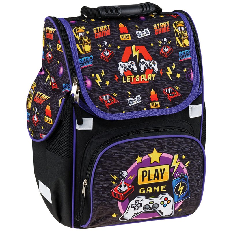 превью Ранец ArtSpace Junior «Play Game» 37×28×21см, 1 отделение, 3 кармана, анатомическая спинка