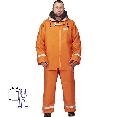 Костюм непромокаемый КПК Fishermans WPL оранж 48-50/182-188
