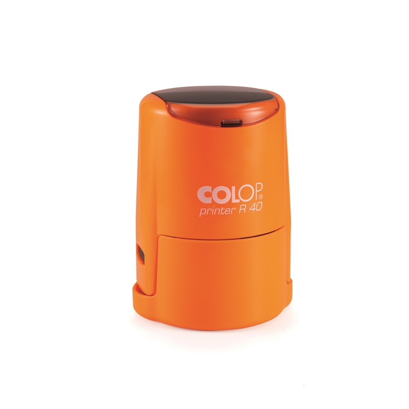 Оснастка для печати круглая Colop Printer R40 Neon 40 мм с крышкой оранжевая