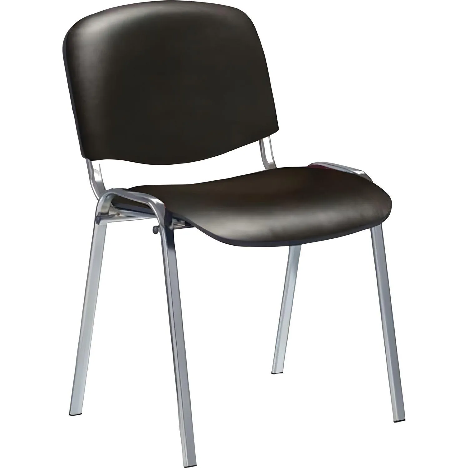 Стул офисный Easy Chair Изо/Iso чёрный (искусственная кожа, металл) (19180)