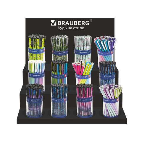 Подставка под ручки и карандаши в тубах BRAUBERGметалл12 отделений35×39x32 см