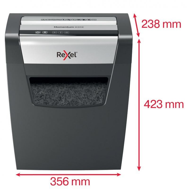 Уничтожитель документов Rexel Momentum X312 3-й уровень секретности объем корзины 23 л