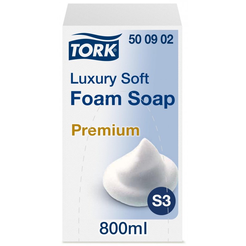 Картридж с жидким мылом Тоrk Мыло-пена Luxury Premium 0,8л S3 (500902)
