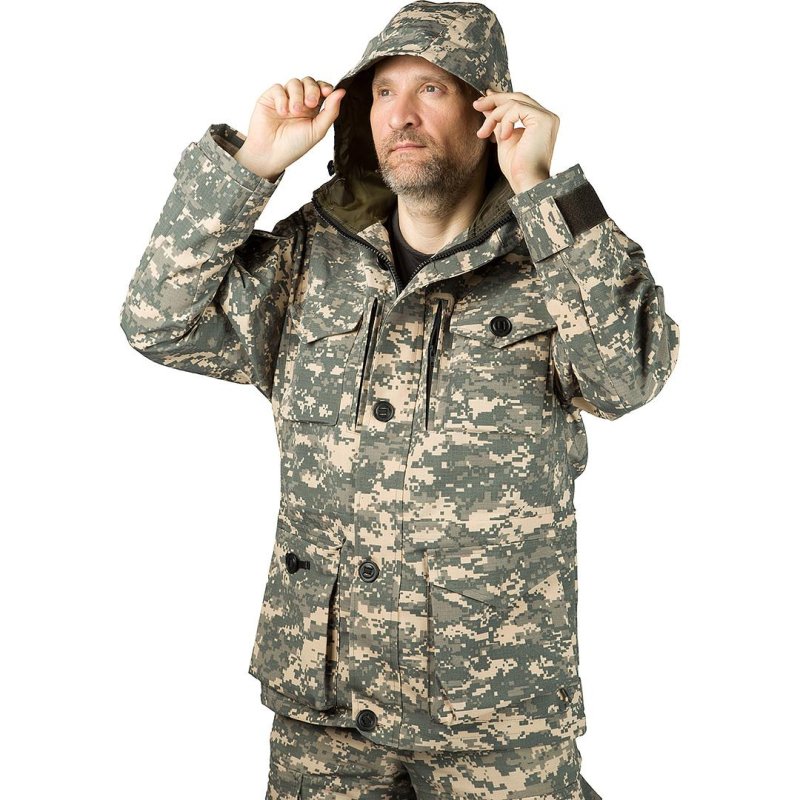 Костюм Гроза КБР тк. Рип-стоп цифра серая 54(170-176)