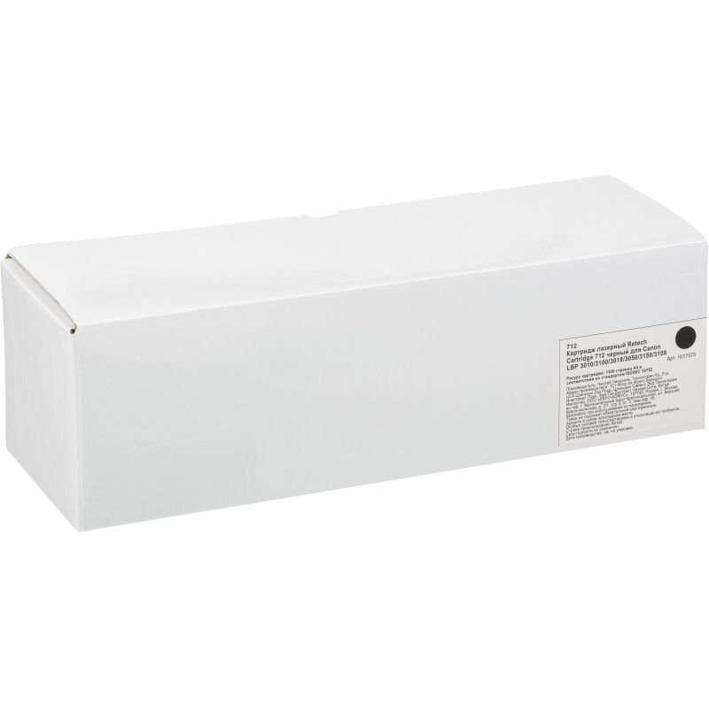 Картридж лазерный Retech Cartridge 712 чер. дляCanonLBP-3010/3100