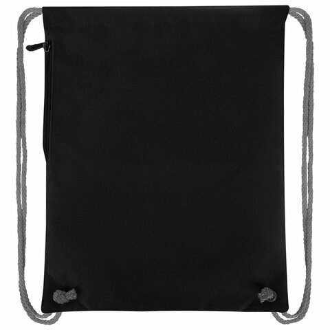 Мешок для обуви BRAUBERG PREMIUM, карман, подкладка, светоотражайка, 43×33 см, «Black car»