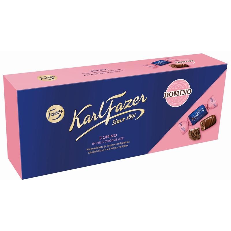 Шоколадные конфеты Karl Fazer с печеньем и крошкой ванили 270 г арт ...