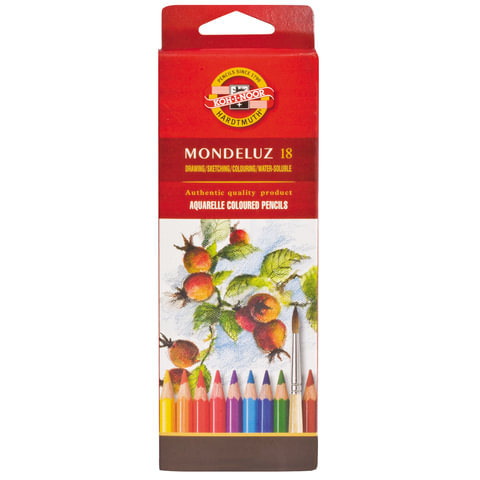 Карандаши цветные Koh-I-Noor Mondeluz 3717 (18 цветов)