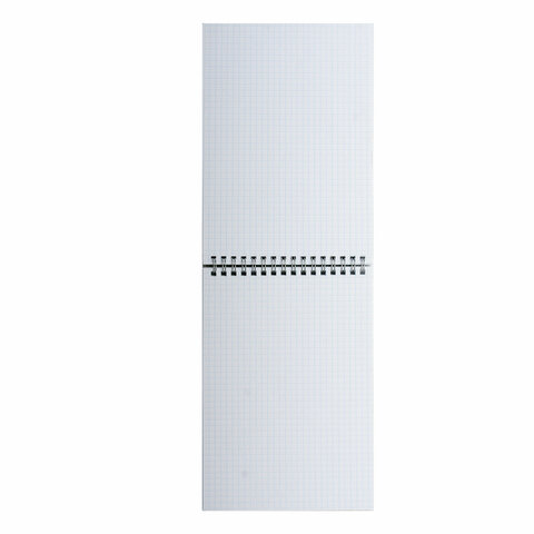 Блокнот МАЛЫЙ ФОРМАТ А6 108×145 мм, 40 л., гребень, картон, клетка, BRAUBERG «Minimal Classic»