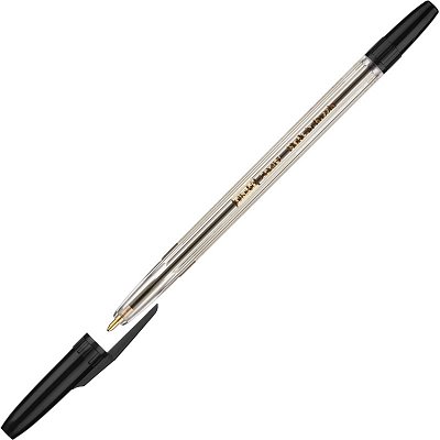 Ручка шариковая Attache Corvet черная (толщина линии 0,7 мм)