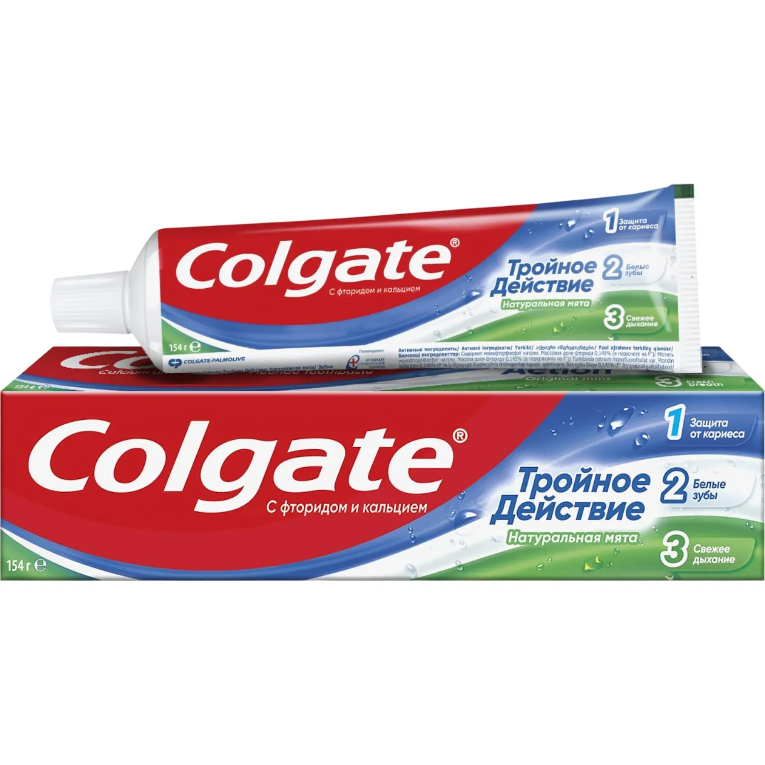 превью Зубная паста Colgate Тройное действие защита от кариеса мята 100 мл