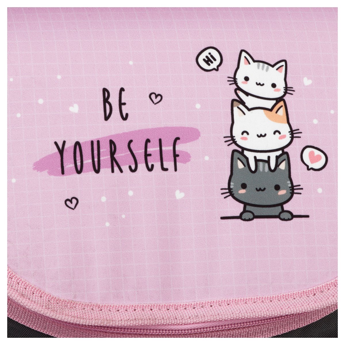Ранец ArtSpace Junior «Be yourself» 37×28×21см, 1 отделение, 3 кармана, анатомическая спинка