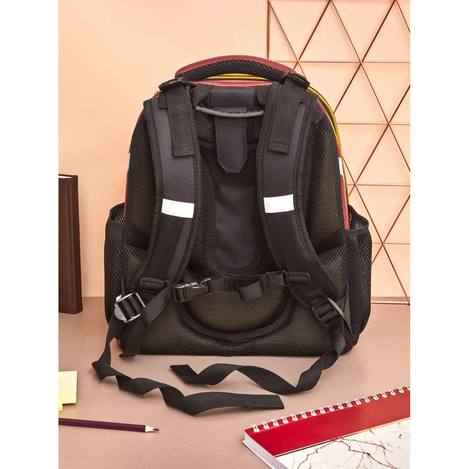 Ранец Комус Класс Basic Magic is real, золотой, 2 отд, эргоном спинка