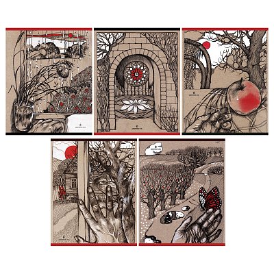 Тетрадь 48л., А5, клетка Greenwich Line «Graphic drawing», матовая ламинация, 70г/м2
