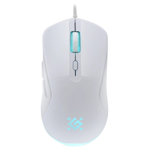 превью Мышь проводная DEFENDER Arga GM-049, 1200/1800/2400/3600 dpi, 5 кнопок + 1 колесо-кнопка, белый