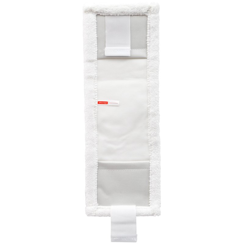 Насадка МОП для швабры OfficeClean Professional карманы\уши, 40×12см, микрофибра, белая