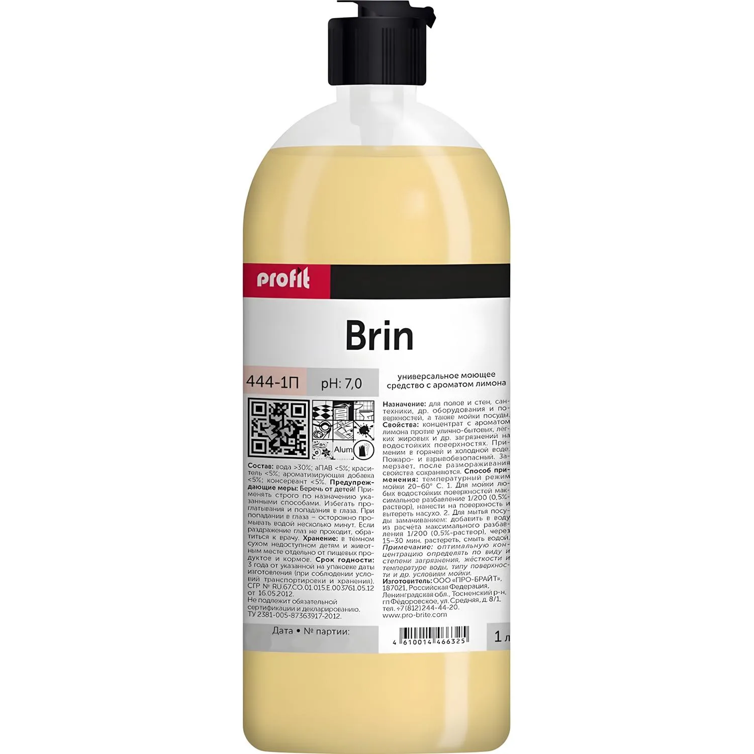 Универсальное моющее средство Profit Brin 1 л (концентрат)