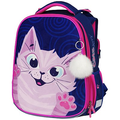 Ранец Berlingo Expert «Scary cat» 37×28×16см, 2 отделения, 2 кармана, анатомическая спинка