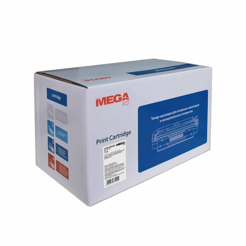 превью Картридж лазерный ProMEGA Print 718 2662B005 для Canon совместимый черный (2 штуки в упаковке)