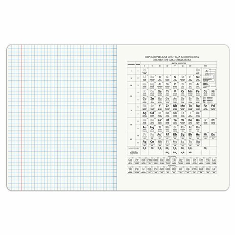 Тетрадь предметная PIGMENT 48 л., глянцевый УФ-лак, ХИМИЯ, клетка, подсказ, BRAUBERG