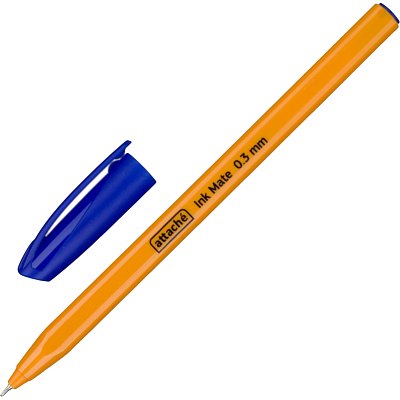 Ручка шариковая неавтомат. Attache Ink Mate линия 0.3мм оранжев. корп