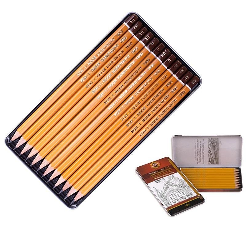 Карандаш чернографитный KOH-I-NOOR 1502/III 5B-5H 12шт./наб.