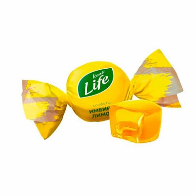 Конфеты желейные KONTI «Life» с имбирем и соком лимона, 220 г