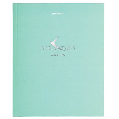 Дневник 5-11 класс 48 л., твердый, BRAUBERG, фольга, с подсказом, «Aspiration»