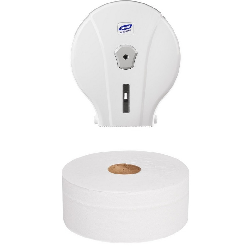 Бумага туалетная д/держ. Luscan Professional 2 сл. 170 м. 12рул
