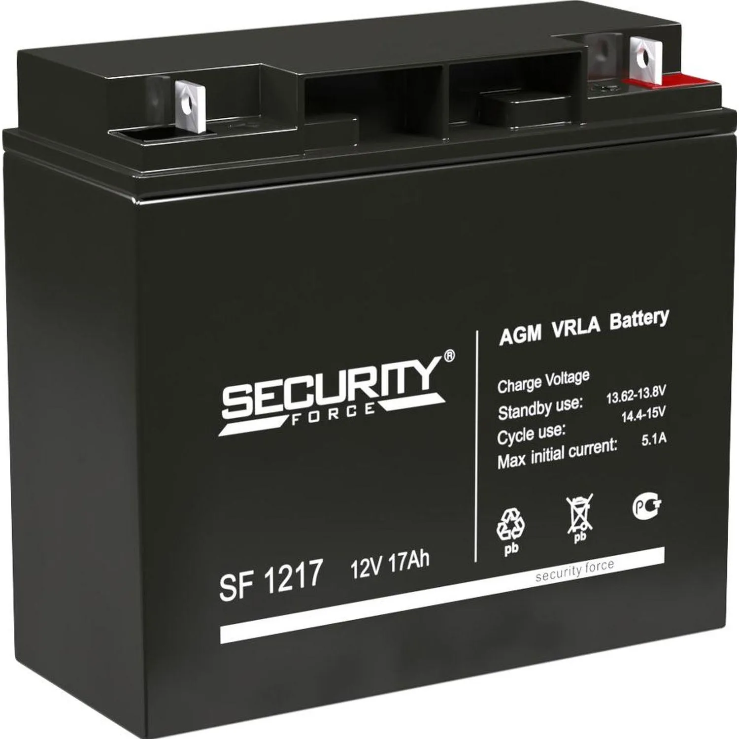 превью Батарея для ИБП Security Force SF 1217 12 В 17 Ач