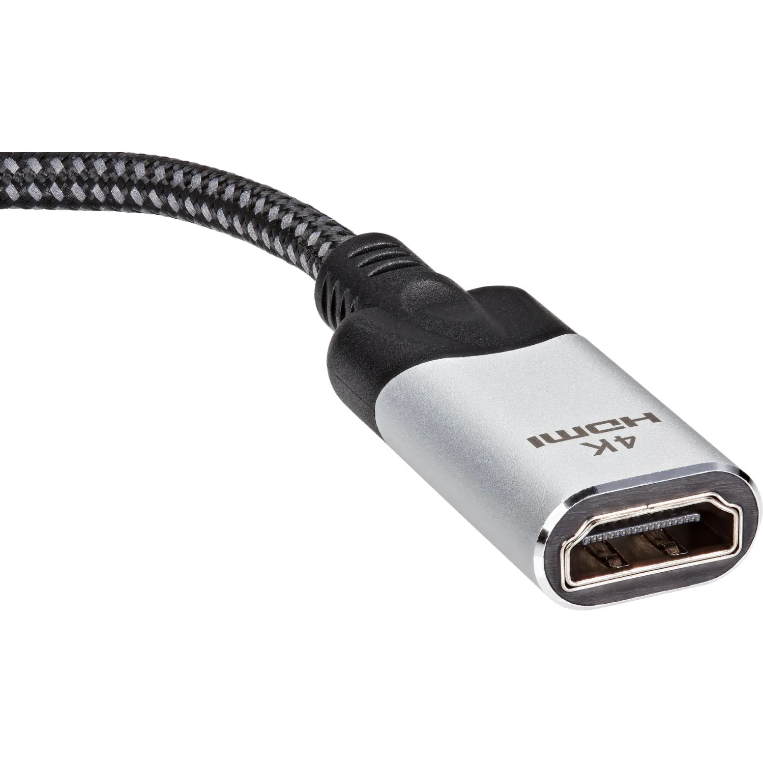 Адаптер DisplayPort(M) --- HDMI(F) 0.15m 4K@60Hz VCOM CG621M-0.15
