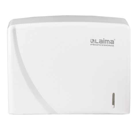 Диспенсер для полотенец LAIMA PROFESSIONAL ORIGINAL (Система H3), V (ZZ), белый, ABS-пластик, 605761