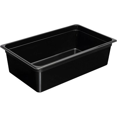 Гастроемкость Restola полипропилен GN 1/1 530×325х150 мм черная, 422100213