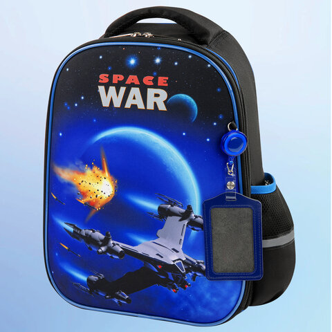 Ранец ЮНЛАНДИЯ LIGHT, 2 отделения, «Space war», 38×29х16 см