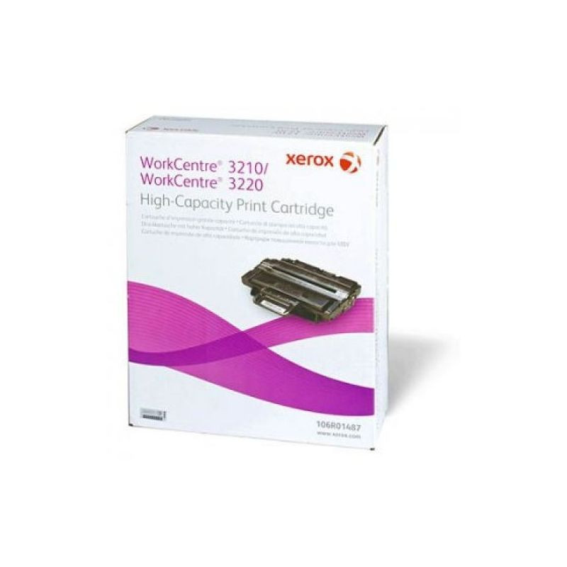 превью Картридж лазерный XEROX (106R01487) WC 3210/3220, оригинальный, ресурс 4100 стр. 