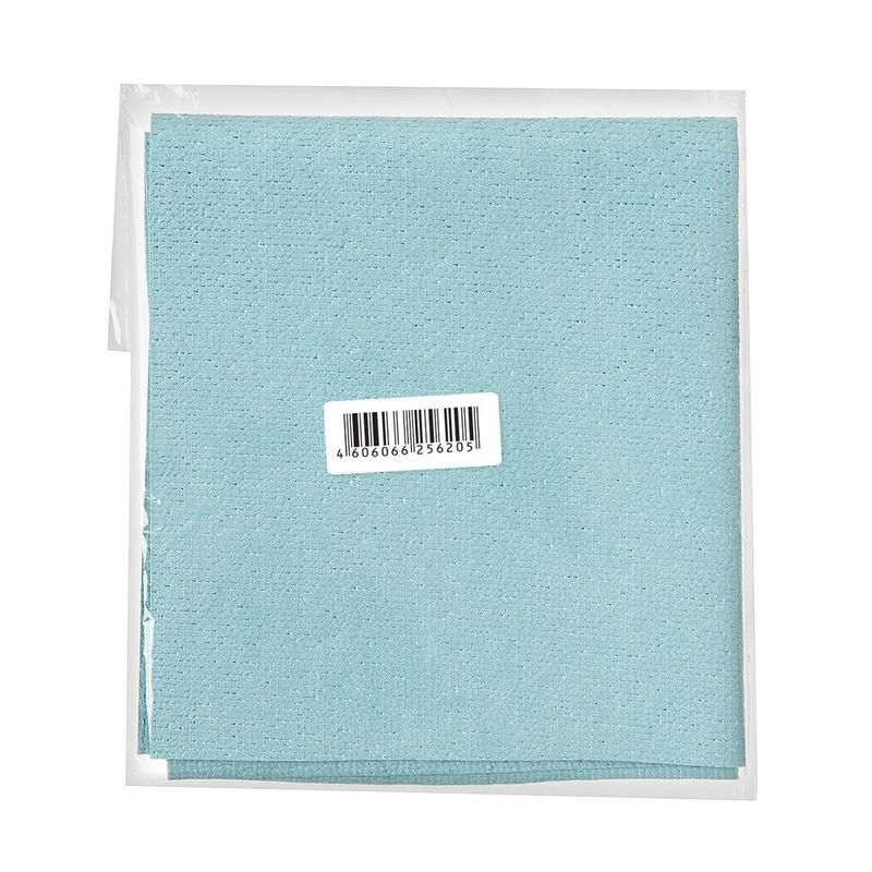 Салфетки хозяйственные HQ Profiline микроволокно 40×35 см 245 г/кв. м синие 2 штуки в упаковке